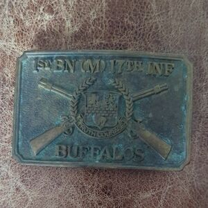 Vintage Brass Belt Buckle